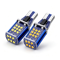 Mini ampoule LED T15-2016-24SMD pour feux de recul, carte PCB bleue, Canbus sans erreur, blanc 6000K, 921 W16W, éclairage de recul pour voiture