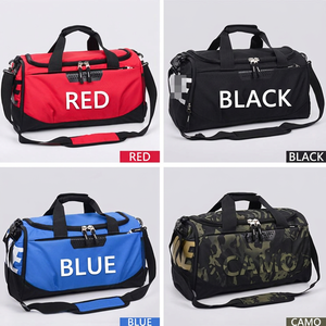 Sac de sport pour homme de marque supérieure avec logo personnalisé, sac de voyage extérieur imperméable grande capacité avec compartiment à chaussures, décontracté - Product Image 4