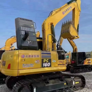 Komatsu รถขุดไฮดรอลิกมือสอง PC160แบบดั้งเดิมของญี่ปุ่น EPA เครื่องยนต์ CE ได้รับการรับรองตัวเลือกที่คุ้มค่าสำหรับการก่อสร้าง - Product Image 1