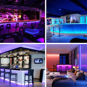 Thông minh <span class=keywords><strong>RGB</strong></span> <span class=keywords><strong>LED</strong></span> Strip ánh sáng 12V 24V 10m 5m TV đèn nền Wifi app điều khiển từ xa RGBW rgbww CCT tuya <span class=keywords><strong>RGB</strong></span> COB <span class=keywords><strong>LED</strong></span> Strip ánh sáng - Product Image 3