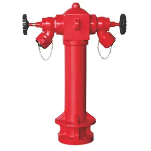 British Type Fire Hydrant BS EN 14384, EN 1074-6 wet pillar Fire Hydrants For Sale