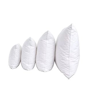 Venta al por mayor 45*45cm 60*60cm <span class=keywords><strong>plumas</strong></span> de ganso <span class=keywords><strong>relleno</strong></span> almohadas núcleo abajo almohada dormir cuello protección cama almohada - Product Image 1