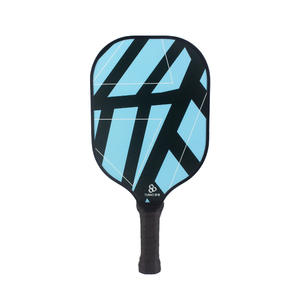 Raquette de pickleball en fibre de carbone et fibre de verre de haute qualité avec logo personnalisé 2025, épaisseur de 16 mm, noyau en nid d'abeille durable - Product Image 4