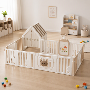 <span class=keywords><strong>Parc</strong></span> de jeu pliable pour bébé, mignon et sécurisé, pour intérieur/extérieur, mobilier de chambre et de jeu pour enfants - Product Image 1