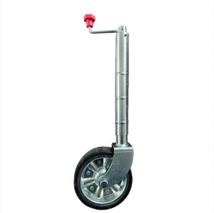Roue de guidage de 8 pouces de style australien, à fixation par pince, tube nervuré de 50 mm, robuste, zinguée, pour <span class=keywords><strong>caravane</strong></span>, bateau, remorque - Product Image 1