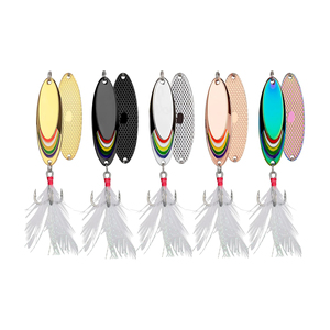 Señuelo de pesca metálico de 1.5g - 42g para lubina, cebo de agua dulce con lentejuelas, cuchara giratoria, 6 colores, señuelos duros para pesca. - Product Image 1