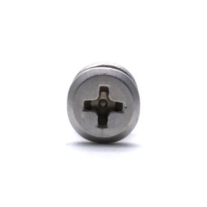 Cabeza de perfil bajo de acero inoxidable Phillips Blue Nylok Patch Rosca de bloqueo Pernos sexy Tornillos de Chicago - Product Image 5