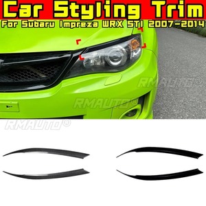 For Subaru Impreza WRX STI 2007-2014 <b>Styling</b> Kits Car <b>Styling</b> Trim <b>Head</b> Light Lamp Eyelids Eyebrow Headlight Decoration Body Kit - Product Image 2