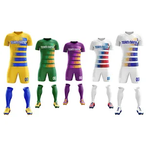 soccer kits uniform sublimation soccer jersey custom soccer football training suit