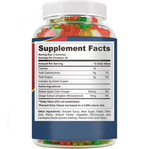 Oli Custom Private Label integratore alimentare sano e controllo del peso cheto aceto di mele gummies - Product Image 2