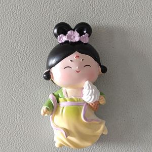 Vintage Tang-era Lady Refrigerator Magnets Cute Resin Figurines China-made 360-piece Box Packaging for Girls Gift - Product Image 2
