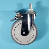 Châssis en fer 3 pouces 75mm avec peinture Roulette médicale pour mobilier d'hôpital