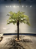 Plante artificielle de fougère imperméable et anti-UV pour extérieur, grande plante de forêt tropicale artificielle pour aménagement paysager de parcs et jardins, vente en gros
