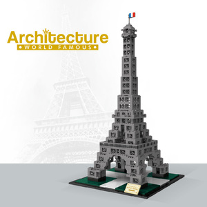 Bloque <span class=keywords><strong>de</strong></span> diamantes Arquitectura <span class=keywords><strong>de</strong></span> fama mundial Edificio <span class=keywords><strong>de</strong></span> ladrillos Micro bloque Capital Taj Mahal Estatua Libertad <span class=keywords><strong>Torre</strong></span> Eiffel - Product Image 2
