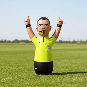 <span class=keywords><strong>Muñeco</strong></span> <span class=keywords><strong>Inflable</strong></span> de Árbitro de Fútbol, Tamaño 10-12 pies, Inflado Eléctrico/Manual - Product Image 5