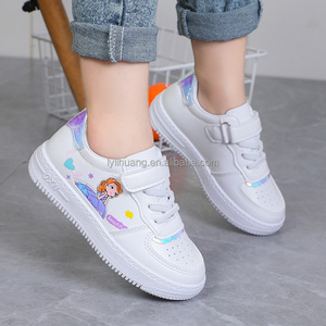 Scarpe da ginnastica da <span class=keywords><strong>bambina</strong></span> con suola morbida nuova moda scarpe traspiranti Casual da principessa con bordo per bambini scarpe <span class=keywords><strong>bianche</strong></span> - Product Image 3