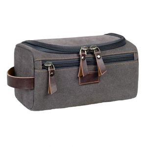 Bolsa de Aseo de Lona de Alta Calidad para Hombre, Kit de Viaje, Accesorios de Viaje - Product Image 1