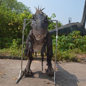 Disfraz <span class=keywords><strong>de</strong></span> Dinosaurio Raptor Realista con Patas Visibles para Atracciones <span class=keywords><strong>de</strong></span> Entretenimiento al Aire Libre en Venta - Product Image 1