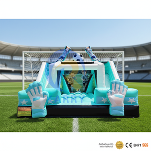 Vente en gros de châteaux gonflables de haute qualité pour usage commercial, château gonflable de football, trampoline et château gonflable à double toboggan pour tout-petits - Product Image 2