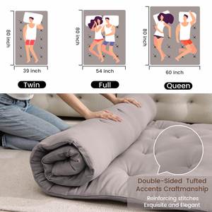 Comfortable Soft Foldable Thick Floor Futon Tatami <b>Single</b> Mattress - Product Image 3