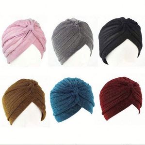 Hijabs et bonnets unisexes pour adultes, style mode, en acrylique doré, turbans musulmans et casquettes indiennes, pour le marché international - Product Image 2