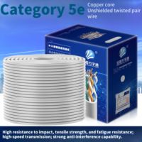Pabrik Xunfa Kabel Jaringan Luar Ruangan UTP SFTP OEM ODM Cat5e 24AWG CCA Tembaga Isolasi PE Kabel Jaringan Kustom
