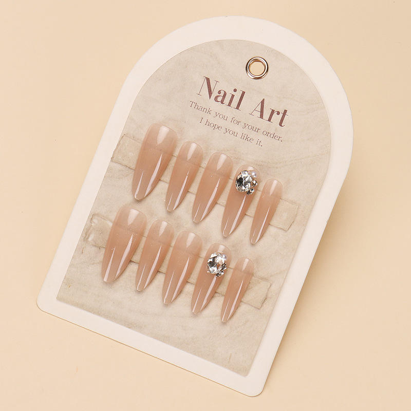 เล็บทำมือ1643กล่องขนาด10ชิ้น