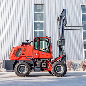 Envío <span class=keywords><strong>Gratis</strong></span> Nueva Carretilla Elevadora Articulada 4x4 de 3t, 5t, 1.5 Ton, 10t Diésel EPA con Función de Desplazamiento Lateral para Terrenos Difíciles al Aire Libre - Product Image 3