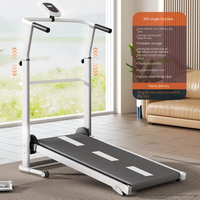 Tapis roulant mécanique pliable professionnel pour intérieur, affichage numérique, équipement de fitness pour usage domestique, construction en acier, programme d'exercices
