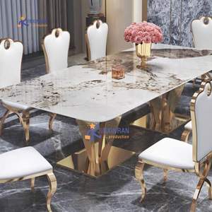 फैक्टरी सीधे थोक समकालीन खाने की मेज सेट लक्जरी क्लासिक खाने की मेज - Product Image 6