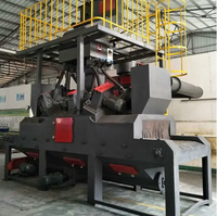 Machine de sablage automatique à bande métallique série QWD pour pièces moulées