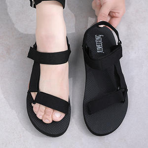 Yaz çin fabrika toptan özel Logo yeni Model tasarım erkek plaj dokuma açık EVA terlik konfor sandalet erkekler için - Product Image 2