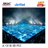 Écran LED de sol robuste P3.91 P4.81 pour location, affichage LED de scène HDR10+ étanche IP65, garantie 3 ans pour concerts et événements en direct
