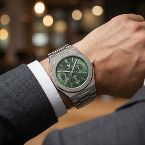 Montre en quartz personnalisée pour femmes, mouvement précis, boîtier fin, cadran en nacre, <span class=keywords><strong>bracelet</strong></span> en acier inoxydable, luxe et mode - Product Image 2