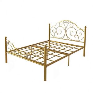2020 nuovo stile di mobili camera da <span class=keywords><strong>letto</strong></span> <span class=keywords><strong>oro</strong></span> nero Metallo fram Ferro materiale <span class=keywords><strong>letto</strong></span> <span class=keywords><strong>matrimoniale</strong></span> - Product Image 3