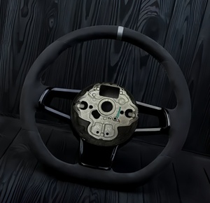 Volant de direction de haute qualité entièrement en Alcantara pour Volkswagen Golf 6 Golf 7 MK7 MK7.5 MK6 Polo Tiguan Jetta GTI Bora Santana <span class=keywords><strong>Caddy</strong></span> - Product Image 2