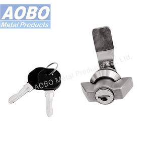 AOBO Puerta de armario industrial de acero inoxidable Perilla de ala cuarto de vuelta AISI 316 Cerradura de leva con llave <span class=keywords><strong>1333</strong></span> - Product Image 5