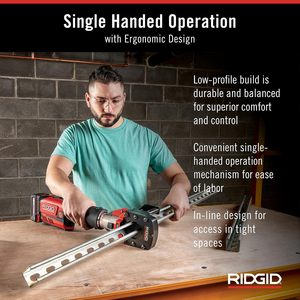 เครื่องมืออัดท่อ Ridgid Rp 351 ProPress Standard Press Tool 18 โวลต์ สำหรับงานอุตสาหกรรม ใช้สำหรับการจีบ ขัน และเชื่อมต่อท่อในงานก่อสร้างท่อ - Product Image 4