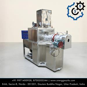 Machine extrudeuse automatique de morceaux de soja SN Engineering Works, construction robuste, moteur 15-20 kW, 1000 kg/h, haute performance, 440 V - Product Image 2