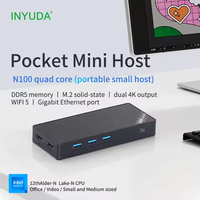INYUDA 12e génération Intel Mini PC N100 processeur DDR5 12G 256G SSD disque dur WiFi5 Mini ordinateur de jeu nouveau produit