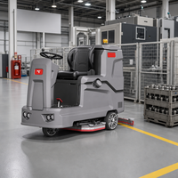 Nettoyeur de sols électrique autoporté CleanHorse X10 pour aéroports, machine de nettoyage de sols de 1000 mm pour les hubs de transport