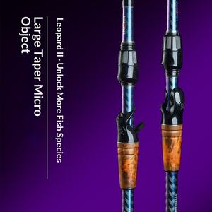 <span class=keywords><strong>Canne</strong></span> à pêche Demon Hunter Black Leopard Second Generation Micro pour Ma Kou Stream Asian Rod White Strip Coil Big Cone Quick High Carbon - Product Image 2