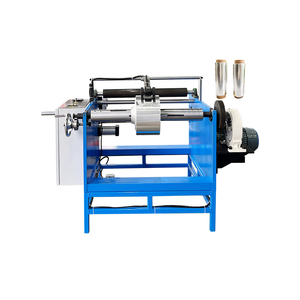 Rebobinador de papel de aluminio manual de bajo precio Rebobinador de rollo de papel de silicona de película elástica para pequeñas empresas - Product Image 3