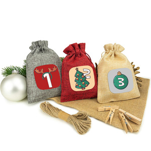 Nouveau Sac <span class=keywords><strong>Calendrier</strong></span> <span class=keywords><strong>de</strong></span> <span class=keywords><strong>l</strong></span>'<span class=keywords><strong>Avent</strong></span> <span class=keywords><strong>de</strong></span> Noë<span class=keywords><strong>l</strong></span> 2025 à Motifs <span class=keywords><strong>de</strong></span> Dessins Animés, Pochette Carrée à Cordon pour Fête d'Enfants, Vente en Gros Directe Usine - Product Image 2