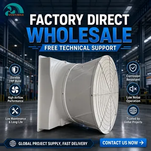 Ventilador Industrial de FRP con Voltaje Personalizado, Anticorrosión Alcalina, Larga Vida Útil, para Soluciones de Ventilación en Fábricas de Galvanoplastia - Product Image 3