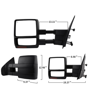 High Quality for F150 2004-2006 Car Rearview <b>Mirror</b> Power Heated Turn Signal with Towing Black New Condition 1 Year Warranty - Product Image 3