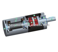 Motor Gear Planetary DC 24V 48V dengan Gearbox Logam Magnet Permanen untuk Aplikasi Mobil dan Mesin Otomatis Efisiensi Tinggi
