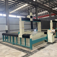 Jet d'eau abrasif haute pression 5 axes CNC 60000psi, machine de découpe à jet d'eau industrielle pour le verre, qualité supérieure