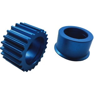 Prezzo di fabbrica personalizzato in alluminio puleggia di distribuzione colore blu 3M 5M 8M MXL XL L puleggia sincrona