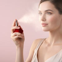 Flacon de parfum en verre géométrique, mini vaporisateur portable, couleur personnalisée, pompe de luxe légère, sans diffuseur à bâtonnets